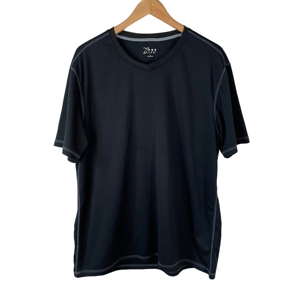 PBX Pro Short Sleeve Athletic T Shirt Black Men's Size Large